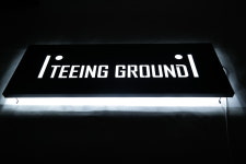 110x40cm led 후광 철제 타공 간판 : 마이캘리