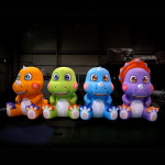 국내제작 공룡모형 포토월 포토존제작 : 에어바이블