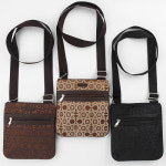 G8051 제노바 크로스백 패턴 슬림형 미니백 남자 가방 : 조이티