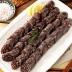 제조명인순대 찰순대2kg 토종 담백두부 피 백 찹쌀순대 : 지넬리