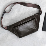 G6909 블루마운트 가죽 힙색 웨이스트백 휴대 벨트백 : 조이티