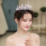 장식 액세서리 본식 스튜디오 드레스샵 브라이덜샤워 큐빅 생일티아라 대회 한복 파티 : 퀸직구