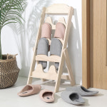 현관 원목 나무 거실 우드 실내화 거치대 슬리퍼 신발 정리대 꽂이 걸이 : 올리빙