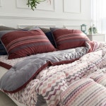 기라로쉬 극세사 침구세트 차렵이불 패드 베게커버 풀세트 S Q K 블루 와인 : 코대앤데코