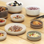 요즘유행하는그릇 가벼운 전통 신혼 부부 도자기 그릇 접시 세트 : 히엘홈