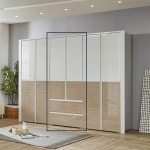 심플네추럴 안방옷방 2단서랍 행거장롱(80cm 2색) 1인 : 자르파라