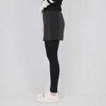 여성 골프 치랭스 패딩 스커트 기모 치마바지 레깅스 골프연습복 : 프롬그레이