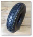 12인치 4.10/3.50-5 타이어 (튜브 : 추가구성) 전동휠체어 전동스쿠터 검정 : 스마일K몰