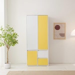 컬러한스푼 1인가구 여성용 장농 80cm 3색 학생 안방 : 자르파라