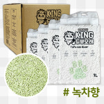 KING두부모래 응고형 고양이 두부모래 7L 6개 1.5mm : 킹스 펫 스토어