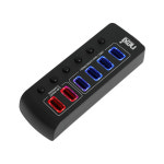 C타입 멀티허브 4포트 USB3.0 노트북 맥북 포트 확장 분배기 : 리버네트워크