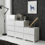 미라 3단 서랍장 미니 틈새 옷수납 500 UV하이그로시 : 원데이컴퍼니