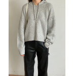 [40%세일] 스테이 후드 니트 /르레브56 : 르레브56