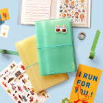 잼스튜디오 잼스티커북-긴사이즈 다꾸 보관함 바인더 다이어리꾸미기 스티커보관 파일 : 잼스튜디오