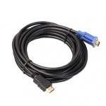 1.8M 6FT HDMI 호환 골드 남성 VGA HD-15 15Pin 비디오 어댑터 코드 케이블 HDTV PC 노트북 1080P : 홈인더플렉스