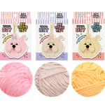 미니키링만들기 퍼피 DIY 털실 강아지 키링 만들기 키트 3개 : 공감이스