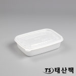 AJ 죽용기 소 일회용 죽 포장 용기 630ml 500개 : 태산팩