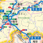 전국 도로교통지도 코팅 - 우리나라 고속도로 철도지도 노선망도 : 나우맵