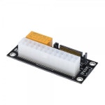 Add2psu 듀얼 Psu 어댑터 (Btc 광산 용) 24 핀 ATX 15 SATA 몰 렉스 커넥터 전원 공급 장치 동기화 스타터 연장 케이블 카드 : 홈인더플렉스