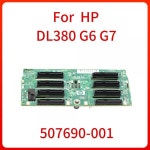 507690-001 451283-002 HP DL380 G6 G7 서버 8 베이 2.5 인치 SAS 하드 드라이브 백플레인, 전원 코드 미포함 : 홈인더플렉스