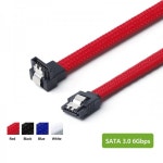 3PCS SSD HDD SATA 3.0 데이터 케이블-SSD 하드 디스크 드라이브 코드 Sata3 MSI Gigabyte 마더 보드 용 직각 6 기가바이트/초... 