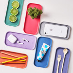 엘로니 모던 실리콘 다용도 트레이 이유식받침 국자받침 수납함 욕실컵받침 : 엘로니 공식몰