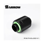 Barrow 화이트 블랙 실버 G1 / 4 남성 로터리 커넥터/익스텐더 (20-25mm) PC 물 냉각 시스템 THDJ20-V1 : 홈인더플렉스