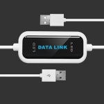 USB 2.0 데이터 LinkCable PC To 온라인 공유 Sync Link Net 직접 파일 전송 브리지 LED 케이블 Easy Copy : 홈인더플렉스