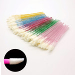 속눈썹 반영구 미니 슬라이스 립브러쉬 면봉 : 뷰티체인지