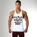 MUSCLE DOG 짐웨어 헬스 나시 머슬핏 스포츠 남자 헬스복 의류 : 세진샵