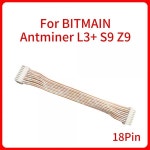 18Pin 2X9 데이터 리본 케이블 BITMAIN Antminer L3 + S9 Z9 제어 보드 Bitcoin 현금 마이닝 2.0mm 터미널 : 홈인더플렉스