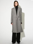 에콘 킹스 테일러드 롱 코트 카이저 체크 / EKHON KINGS TAILORED LONG COAT KAISER CHECK : EKHON