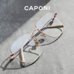 티타늄안경테 초경량 caponi 여성 안경 프레임 광학 럭셔리 디자이너 안경 프레임 : 글로벌 유엠