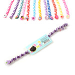 (아이존팬시) 컬러팝헤즈 (12개입) / 헤어액세서리 머리꾸미기 헤어끈 여아선물 : 드림존문구