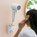 TRND 드라이기 샤워기 거치대 걸이 홀더 360도 회전 무타공 드라이자바라 : TRND