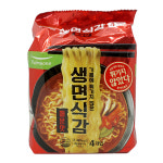 풀무원 생면식감 매운맛 순한맛 4입 생라면 봉지라면 : 코스트