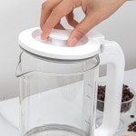 투명전기포트 커피포트기 유리 전기 무선 차주전자 : 머글스픽