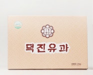 [손가락유과大] 전주 덕진유과/한과/명절선물/폐백/이바지 고급선물세트 아이 어르신 간식 100% 찹쌀로 만든 건강한 간식거리 : 덕진유과