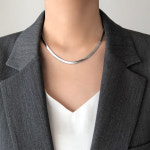 써지컬스틸 뱀줄목걸이 초커스네이크 3mm : 아킨다 akinda