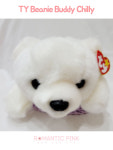 [ TY ] Beanie Buddy Chilly 티와이 버디 빈티지 인형 : 로맨틱핑크