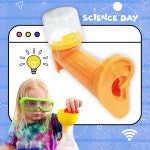 [사이언스데이] 온라인 ZOOM 비대면과학수업 영어 원데이클래스  Science in English / 과학교구+교재+수강권 : 사이언스데이