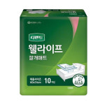 디펜드 웰라이프 위생 깔개 매트 10매 10팩 환자 병원용 매트 : 원투원메디