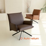 즈베 체어 인조가죽 회전 오토리턴 카페 서재 상담실 인테리어 의자 : 네티가구
