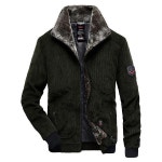코듀로이 트러커 패딩 털 자켓 항공 군용 라이더 점퍼 골덴 빅사이즈 집업 캐주얼 야상 M~6XL : 잘사는언니