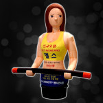 여자 헬스트레이너 간판/ 헬스장 에어간판/ 다이어트 댄스 에어간판/  필라테스 광고간판/  풍선간판 / 시안무료 /  각종 문구 삽입가능/ 조형물... 