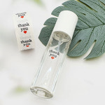 투명 땡큐 감사 롤 스티커 500매 답례품 배달 리뷰 선물 베이커리 쿠키 선물 포장 예쁜 : 티끌상점