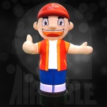 방향안내 에어간판 주차장 풍선간판 매장입구 방향지시 입간판 주유소 옥외간판 : 에어바이블