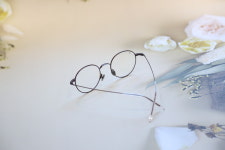 드므앤 안경 인아웃10 INOUT10 COL4 브라운 티타늄 동그란안경테 남녀공용 : 유리아이