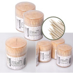 녹말 이쑤시개 500개입 요지 업소용 식당 종이 케이스 : 다인네