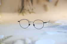 드므앤 안경 인아웃10 INOUT10 COL3 블랙무광 색상 티타늄 동그란안경 남녀공용 : 유리아이